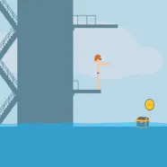 Flip Jumping into Water from a Height